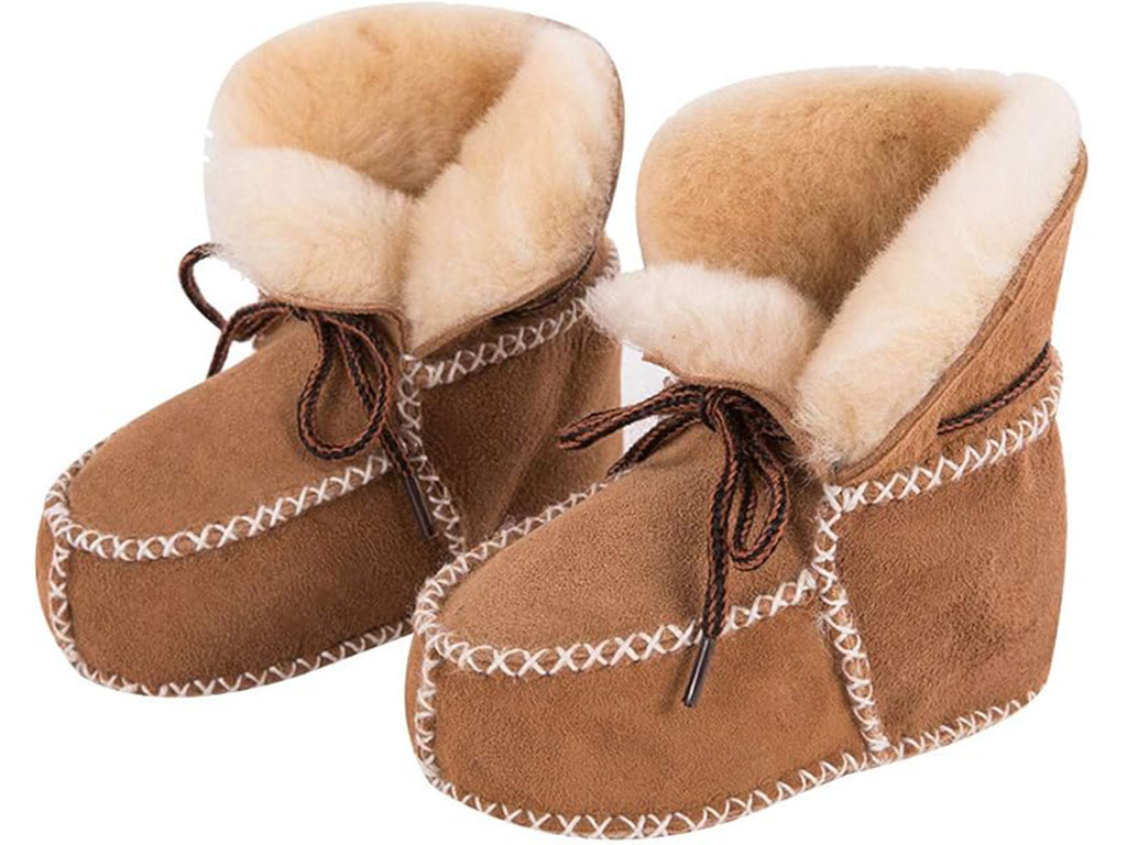 پاپوش ساق دار زمستانی استپ دار توکرکی رنگ شکلاتی