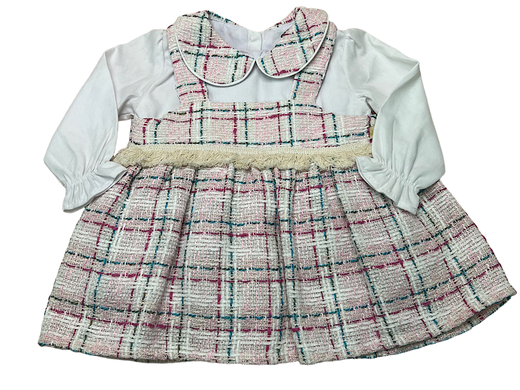 سارافون پیشبندی دخترانه چند رنگ