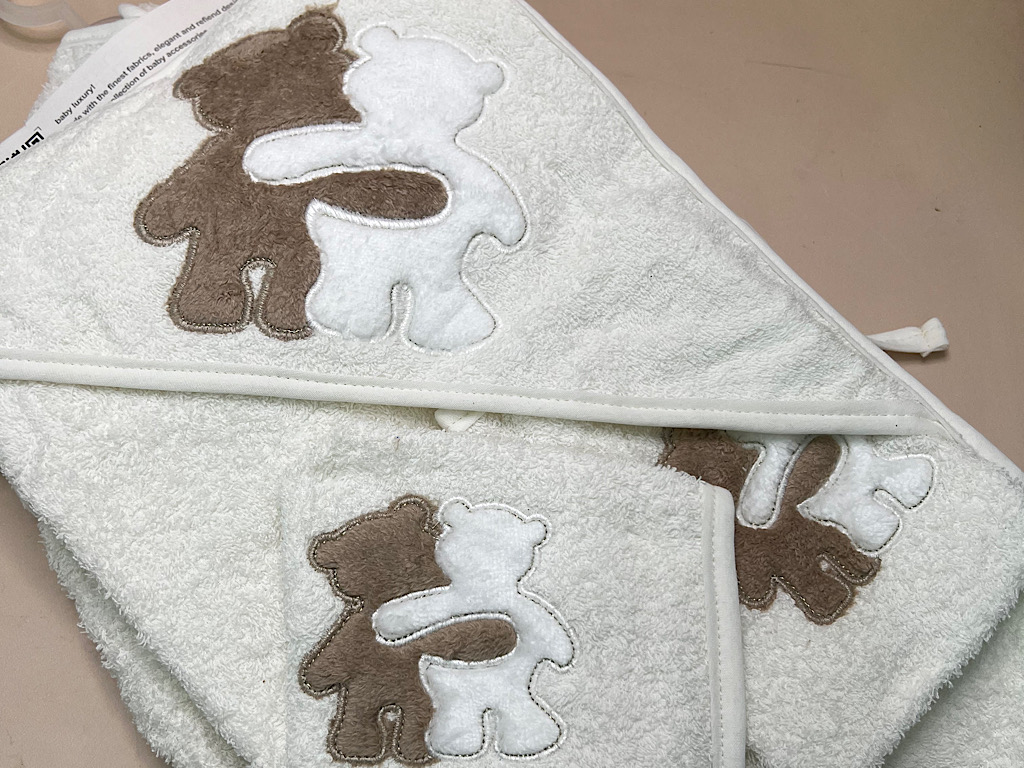 ست حوله 5 تکه تدی دوقلو  نوزادی مادرکر  mothercare