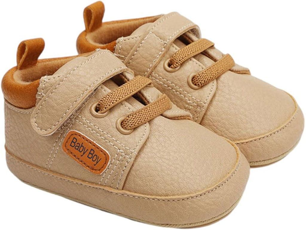 پاپوش استپ دار نوزادی رنگ نسکافه ای