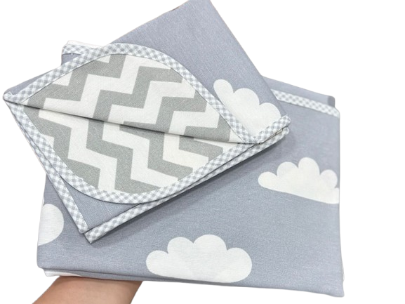 زیرانداز بازی و غذای نوزاد و کودک طرح ابر الا ELA