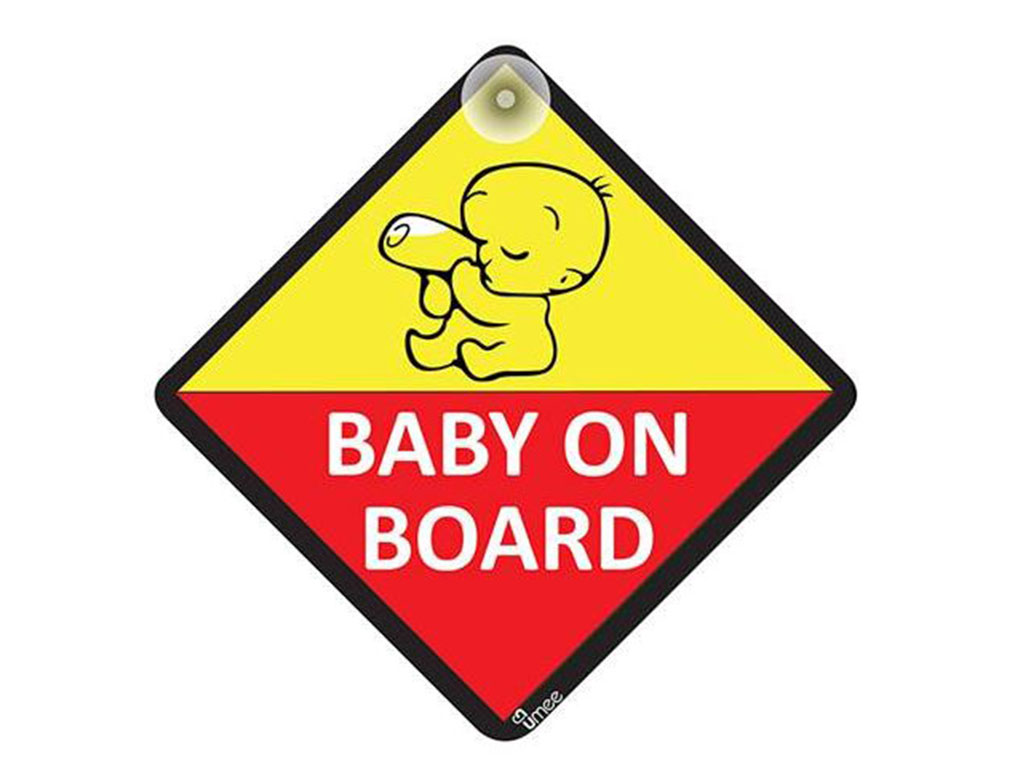 برچسب هشدار کودک Baby on board یومه umee