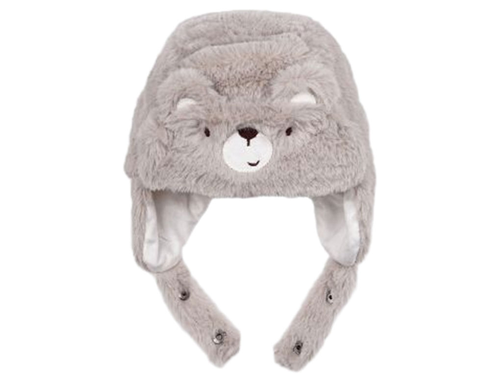 کلاه زمستانی نوزادی زیرگردنی طرح noura پاپو papo