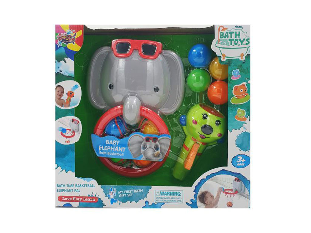 اسباب بازی حمام نوزاد طرح سبد بسکتبال فیلی