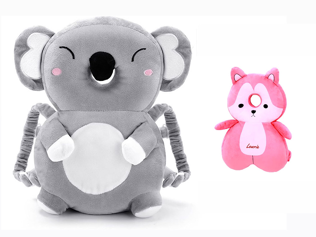 ضربه گیر سر نوزاد و کودک مدل کوله پشتی عروسکی