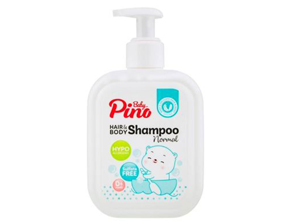 شامپو سر و بدن نوزاد و کودک 200 گرم نرمال پینو بیبی pino baby