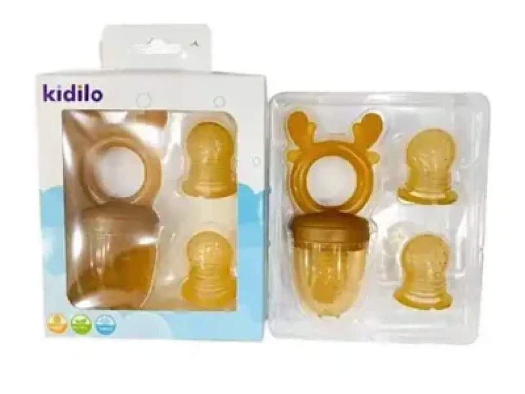 توری میوه خوری سیلیکونی با توری یدک kidilo