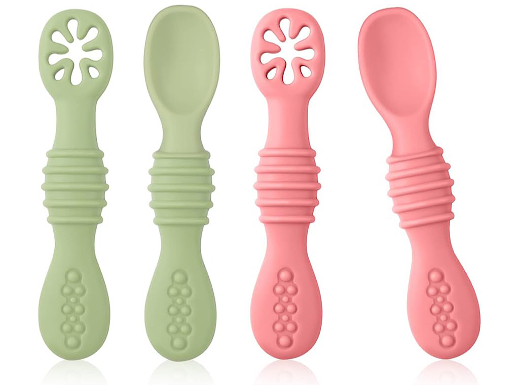 قاشق سیلیکونی و پری اسپون قابدار