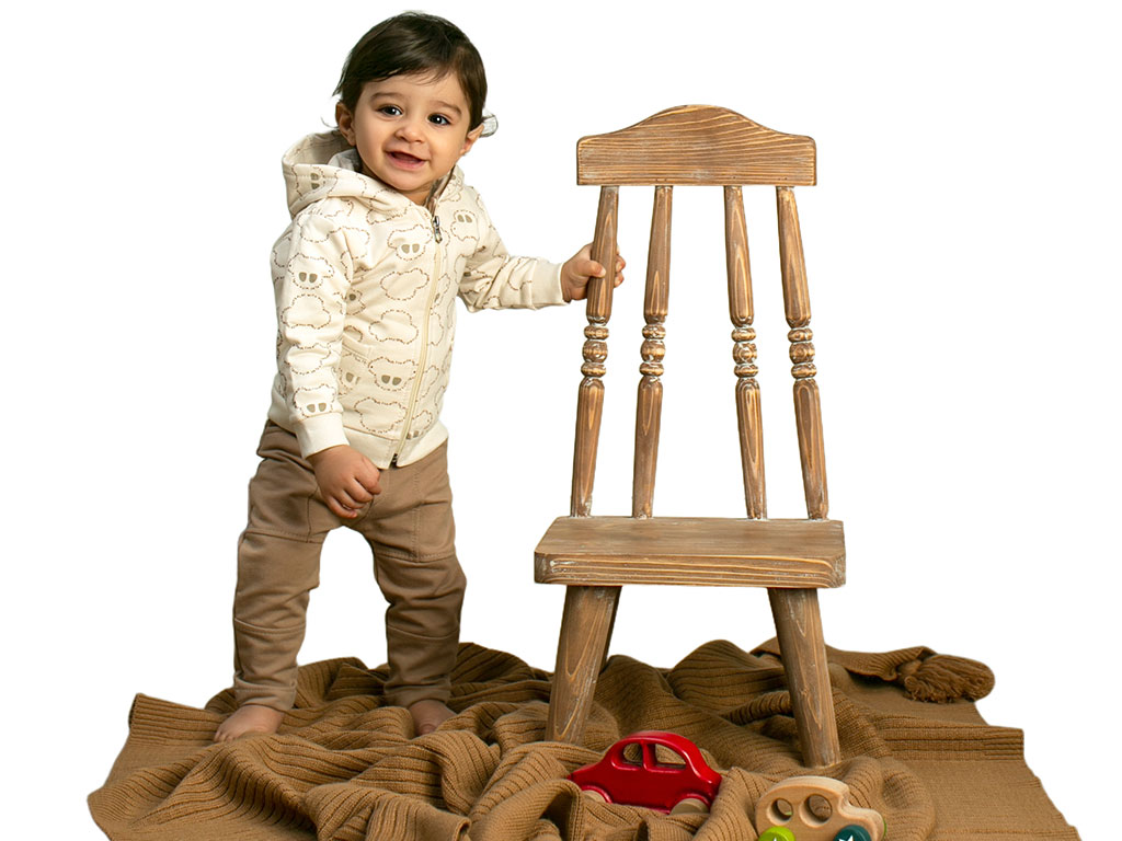 سویشرت کلاهدار و شلوار نوزادی طرح خرس و ماشین دانالو Danaloo