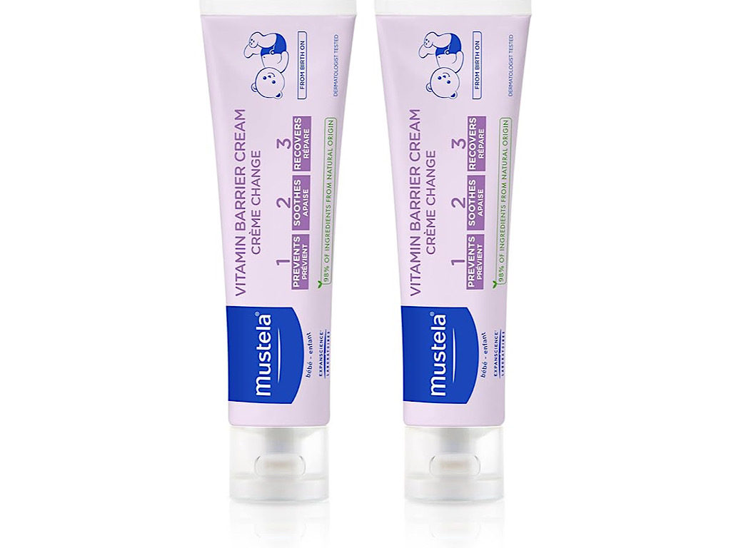 کرم سوختگی نوزاد 100 میل مدل  3 2 1   BARRIER موستلا  mustela