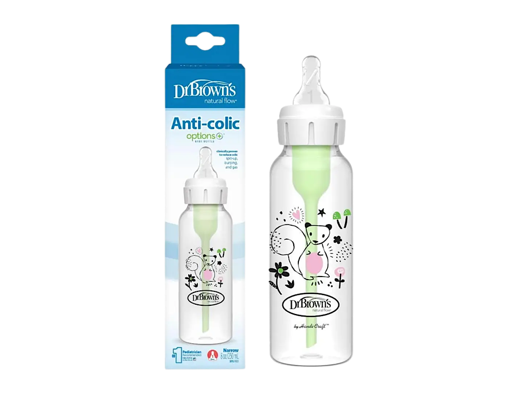 شیشه شیر  طرحدار آنتی کولیک 250 میلی لیتر  دکتر براون DR BROWNS