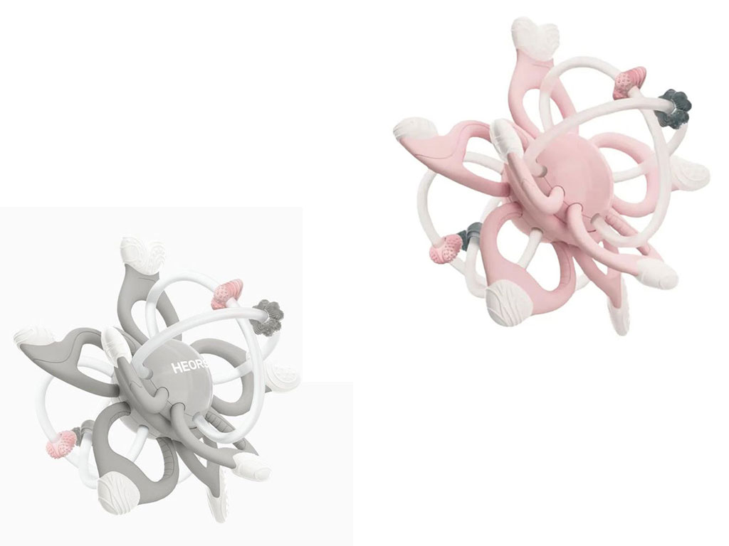 دندانگیر سیلیکونی نوزادی طرح فضایی هی اور شی HEORSHE