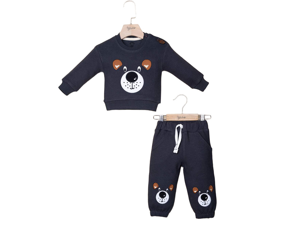 بلوز و شلوار سلانیک طرح خرس تکه دوزی شده آی نور بیبی inoor baby