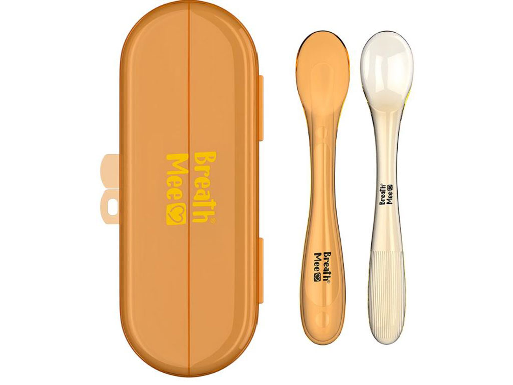 قاشق سیلیکونی دو عددی برث می breath mee
