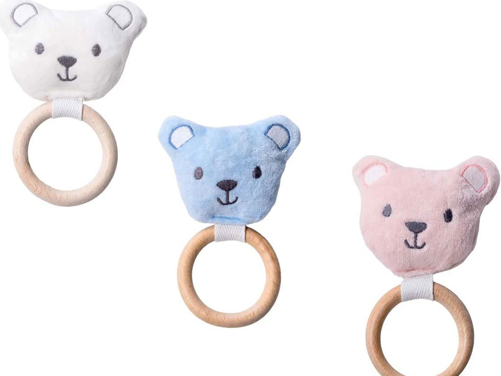 جغجغه نوزادی طرح خرس bebekevi