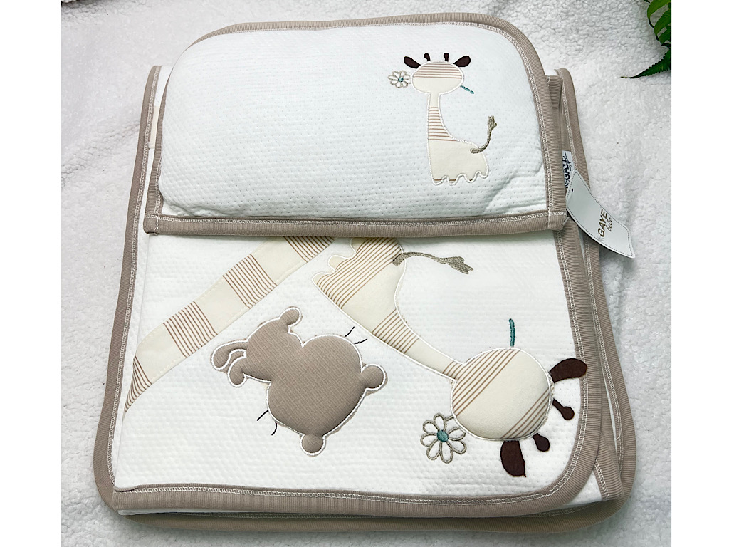 سرویس خواب مسافرتی 3 تکه طرح تکه دوزی شده حیوانات گایه g.a.y.e