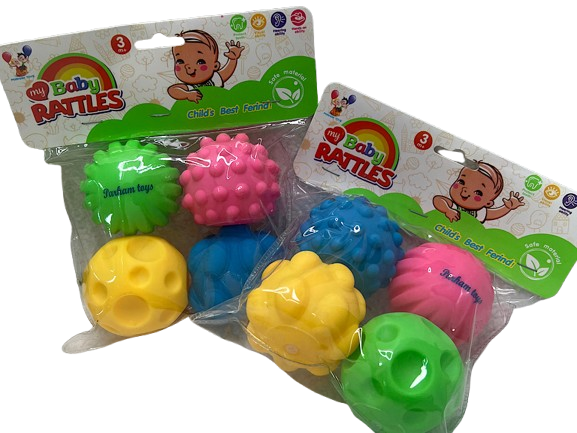 توپ حسی سوتی 4 عددی نوزادی