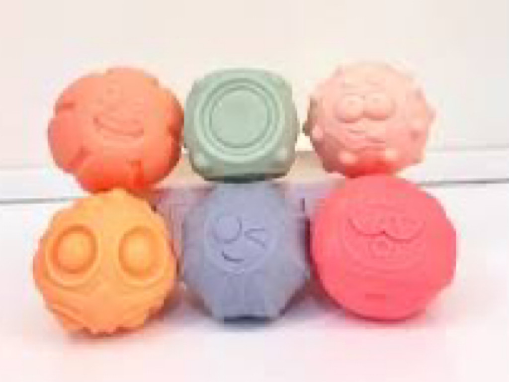 پوپت توپی حسی 6 عددی نوزادی