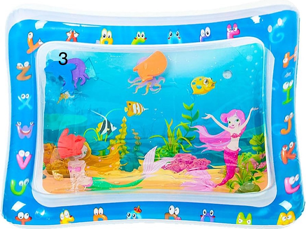 سفره آکواریومی (واتر مت) طرح حیوانات دریایی