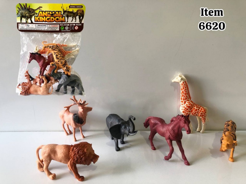 فیگور حیوانات جنگل اسباب بازی (6عددی)