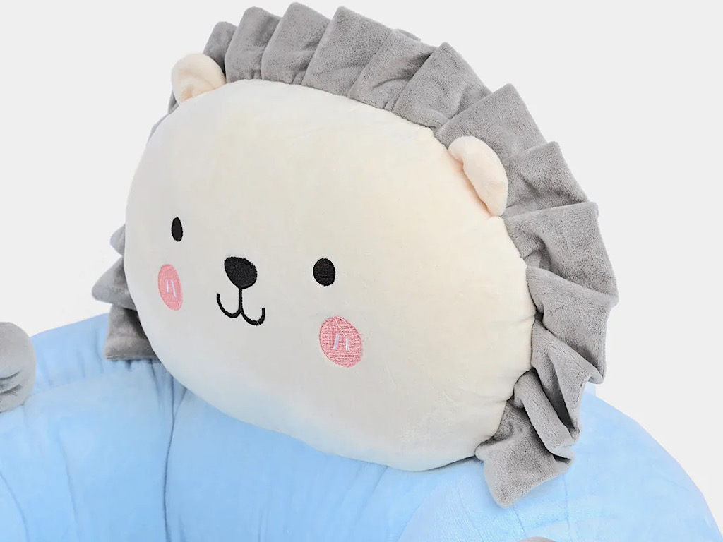 مبل آموزشی و مخملی نوزادی طرح شیر آبی رنگ