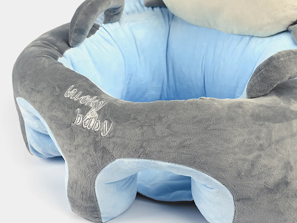 مبل آموزشی و مخملی نوزادی طرح شیر آبی رنگ