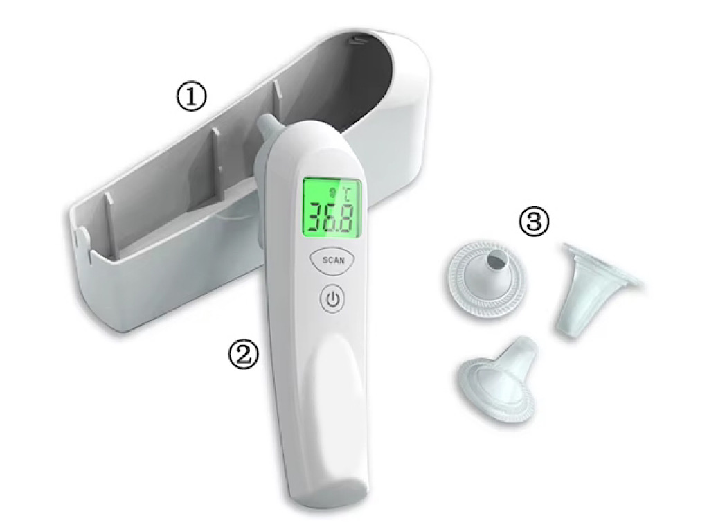 تب سنج دیجیتال لبتو مدل  Esatto  با سنجش پیشانی و گوش  LEBTO