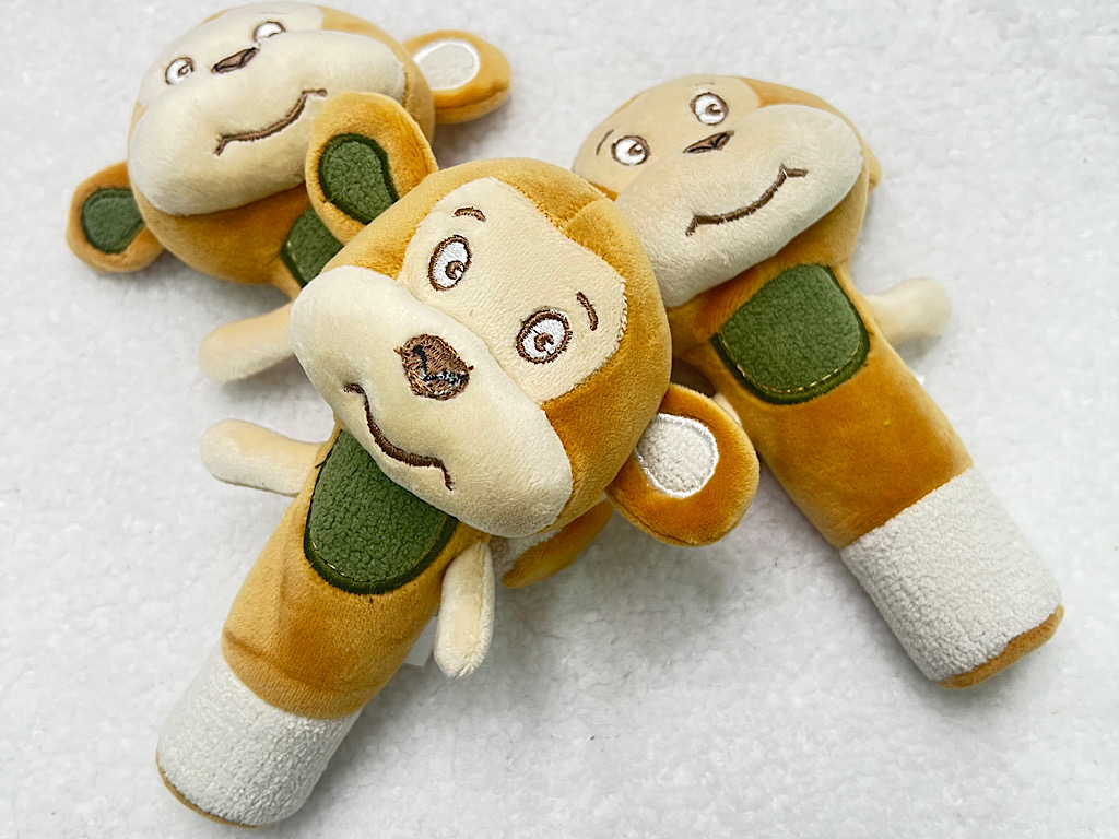 جغجغه سوسیسی نوزادی طرح حیوانات شیکری baby hood