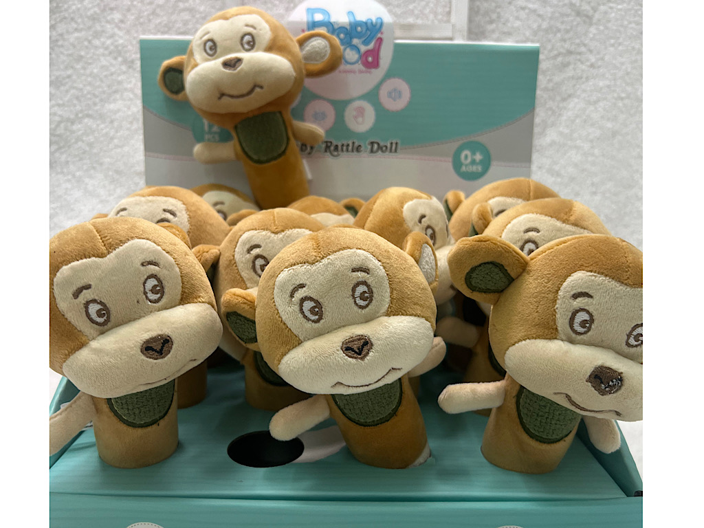 جغجغه سوسیسی نوزادی طرح حیوانات شیکری baby hood