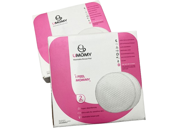پد سینه قابل شست و شو برند UMOMY (2 عددی)