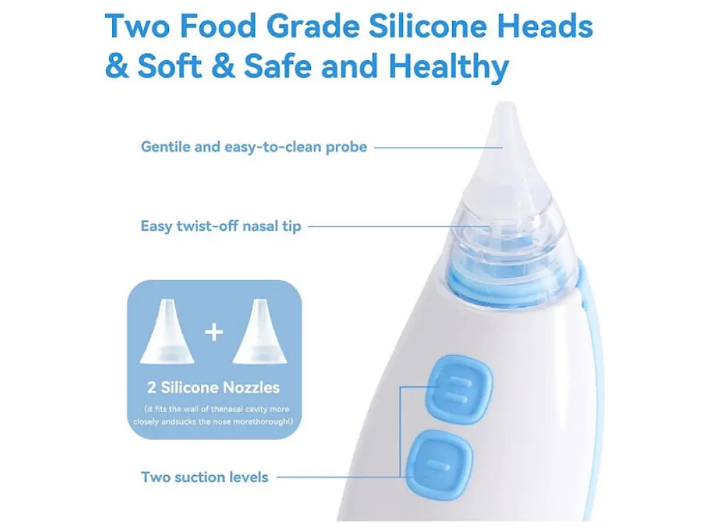 پوآر برقی بینی نوزاد و کودک باطری خور NASAL