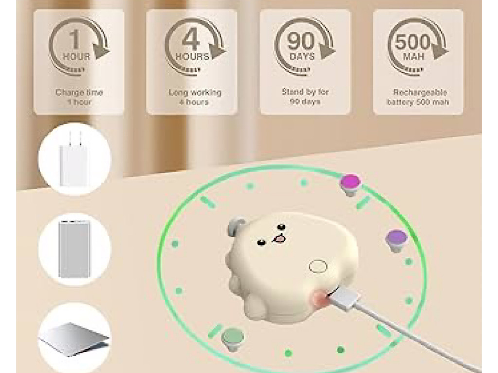 سوهان ناخن شارژی نوزاد و کودک طرح دایناسور عروسکی