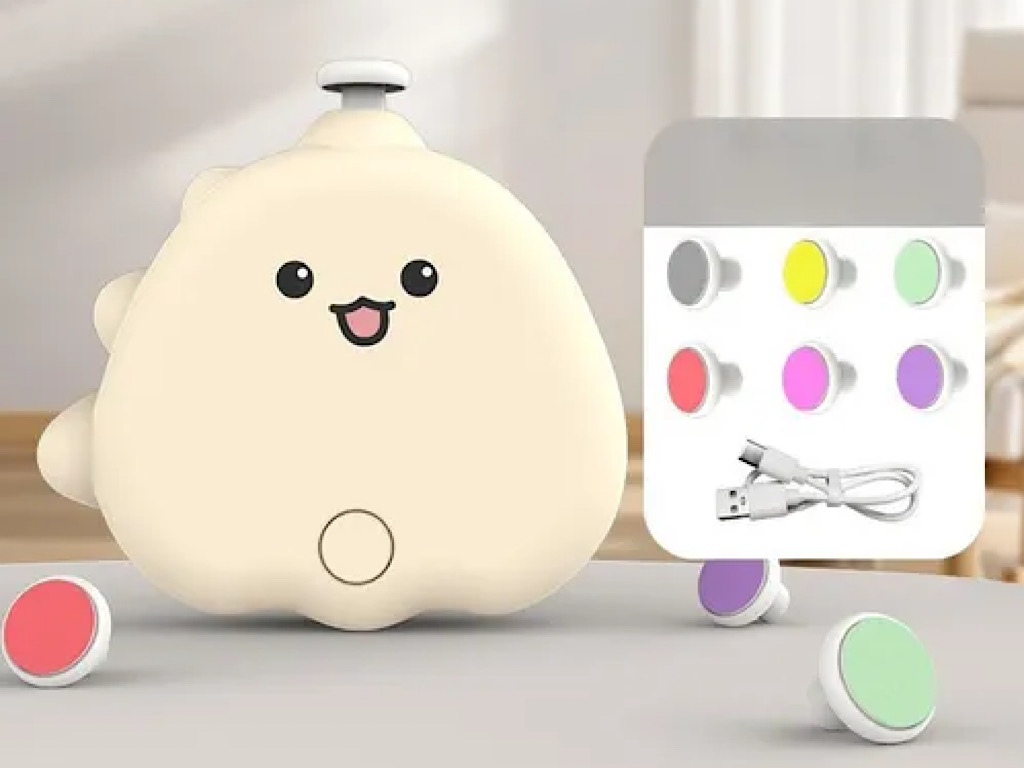 سوهان ناخن شارژی نوزاد و کودک طرح دایناسور عروسکی