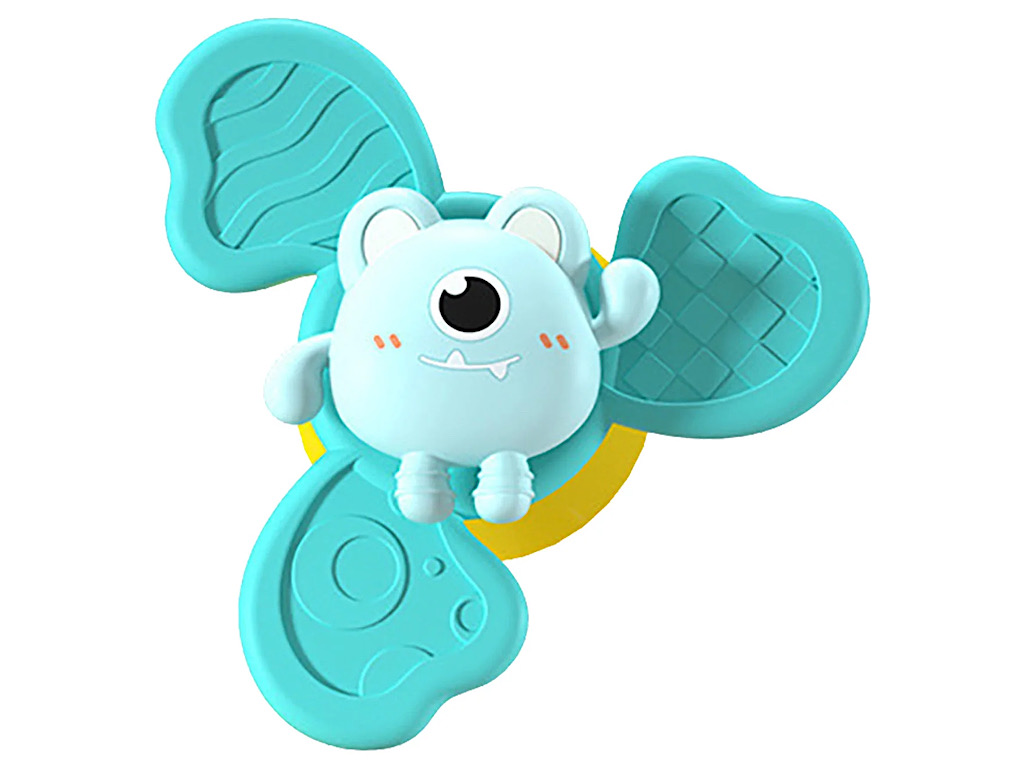 اسپینر چسبان جغجغه ای 3 عددی طرح گل