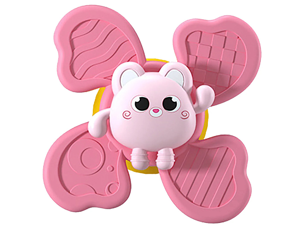 اسپینر چسبان جغجغه ای 3 عددی طرح گل