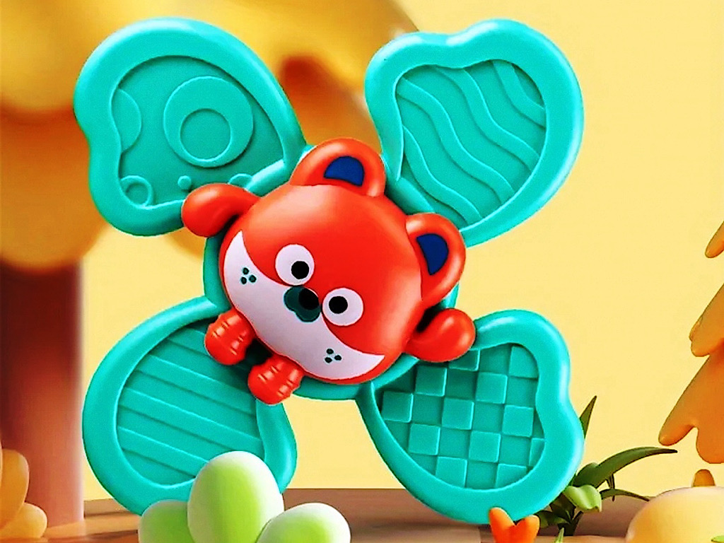 اسپینر چسبان 1 عددی اسباب بازی 4 پر