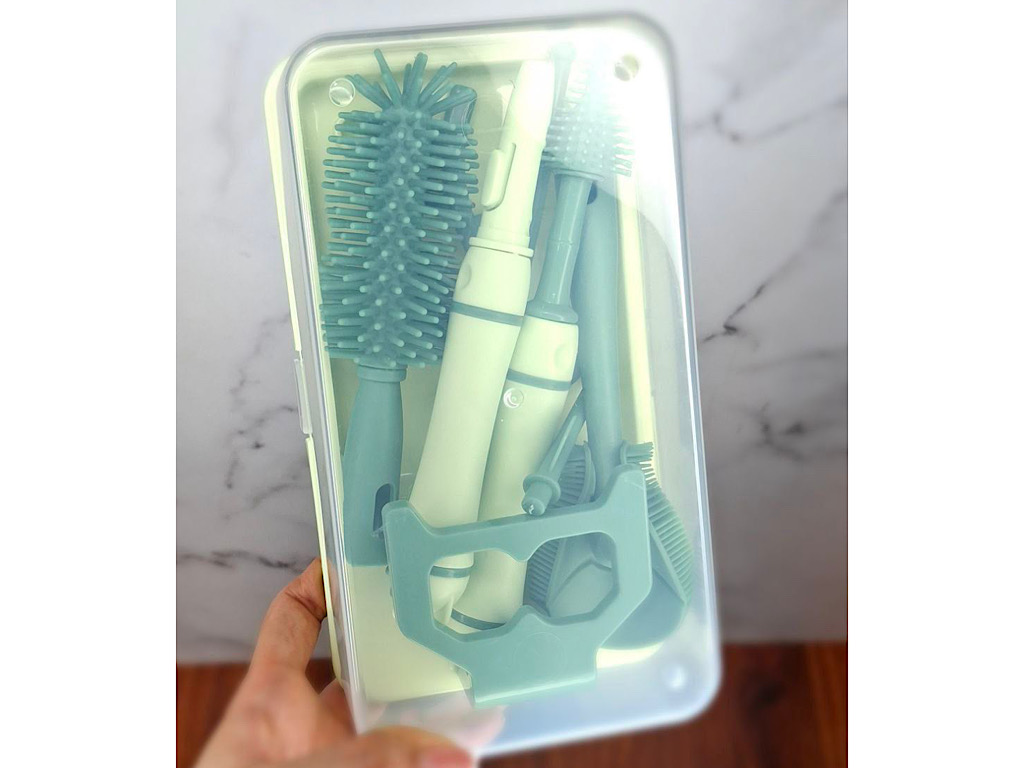 آبچکان و شیشه شور سیلیکونی قاب دار لوازم نوزاد و کودک