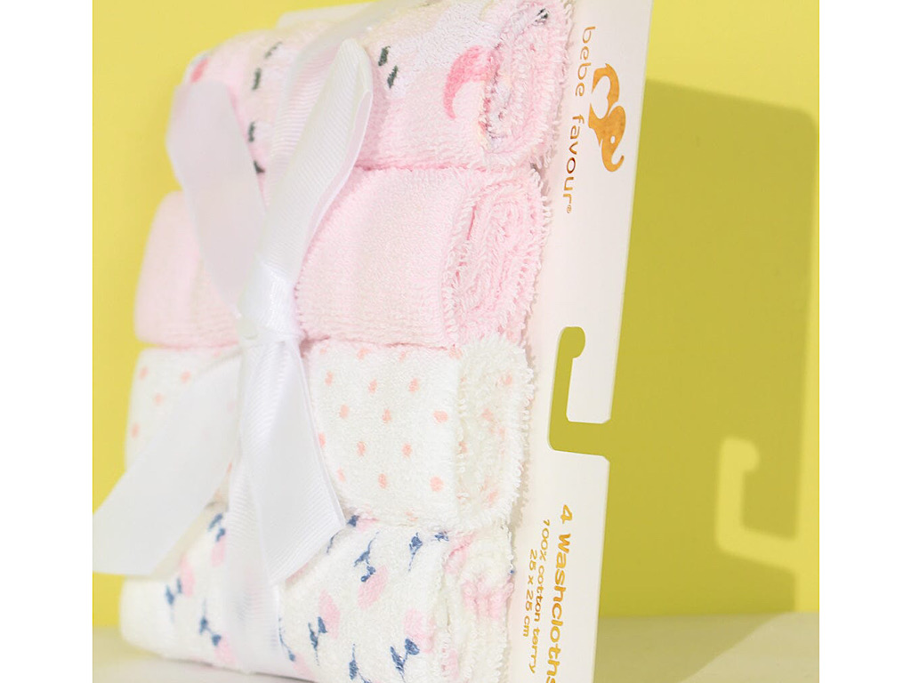 حوله دست و صورت 4 عددی نوزادی bebe favour