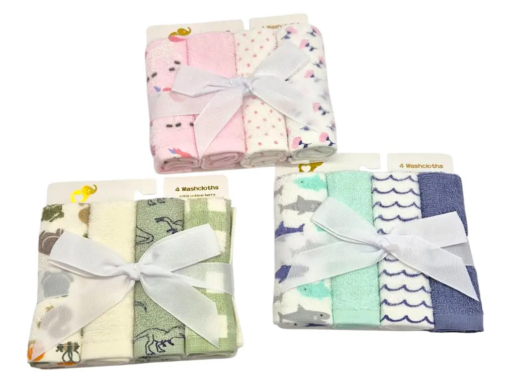 حوله دست و صورت 4 عددی نوزادی bebe favour