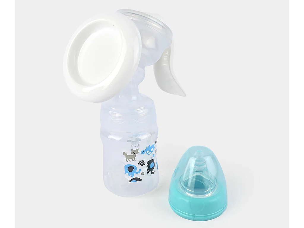 شیردوش پمپی دستی به همراه شیشه شیر حجم 180  ml آلگو  ALGO