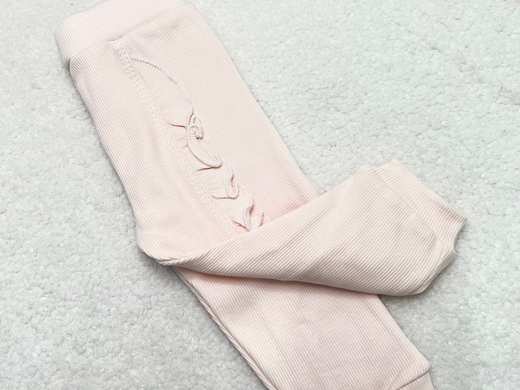 شلوار راحتی نوزادی دخترانه رنگ صورتی طرح هیوا به آوران behavaran