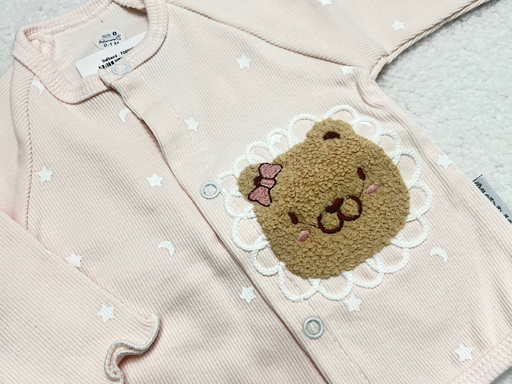 بلوز مانتویی نوزادی دخترانه طرح هیوا به آوران behavaran