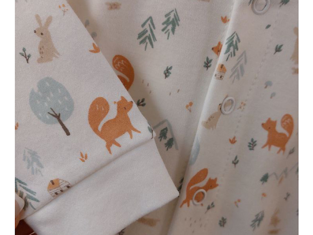 سرهمی نوزادی پسرانه طرح روباه و خرگوش دانالو danaloo