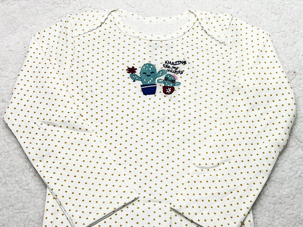 بادی آستین بلند نوزادی 18 ماه کارترز CARTERS