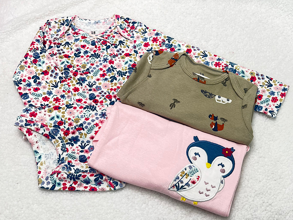 بادی آستین بلند نوزادی 18 ماه کارترز CARTERS