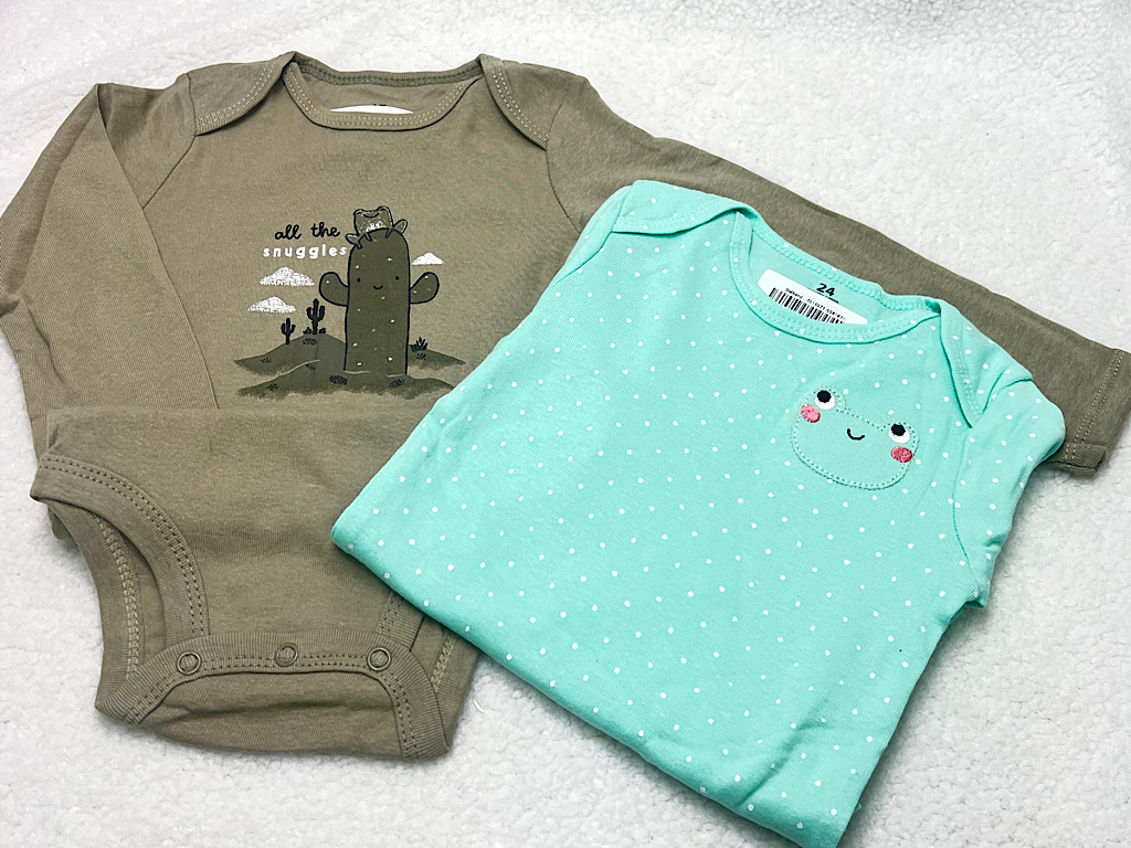 بادی آستین بلند نوزادی 24 ماه کارترز CARTERS