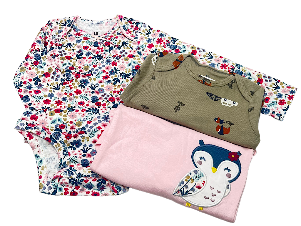 بادی آستین بلند نوزادی 18 ماه کارترز CARTERS
