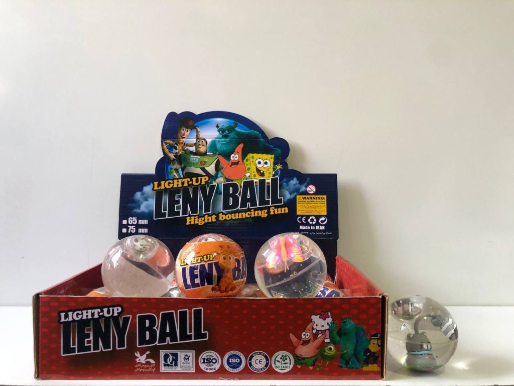 توپ چراغدار در طرح های مختلف