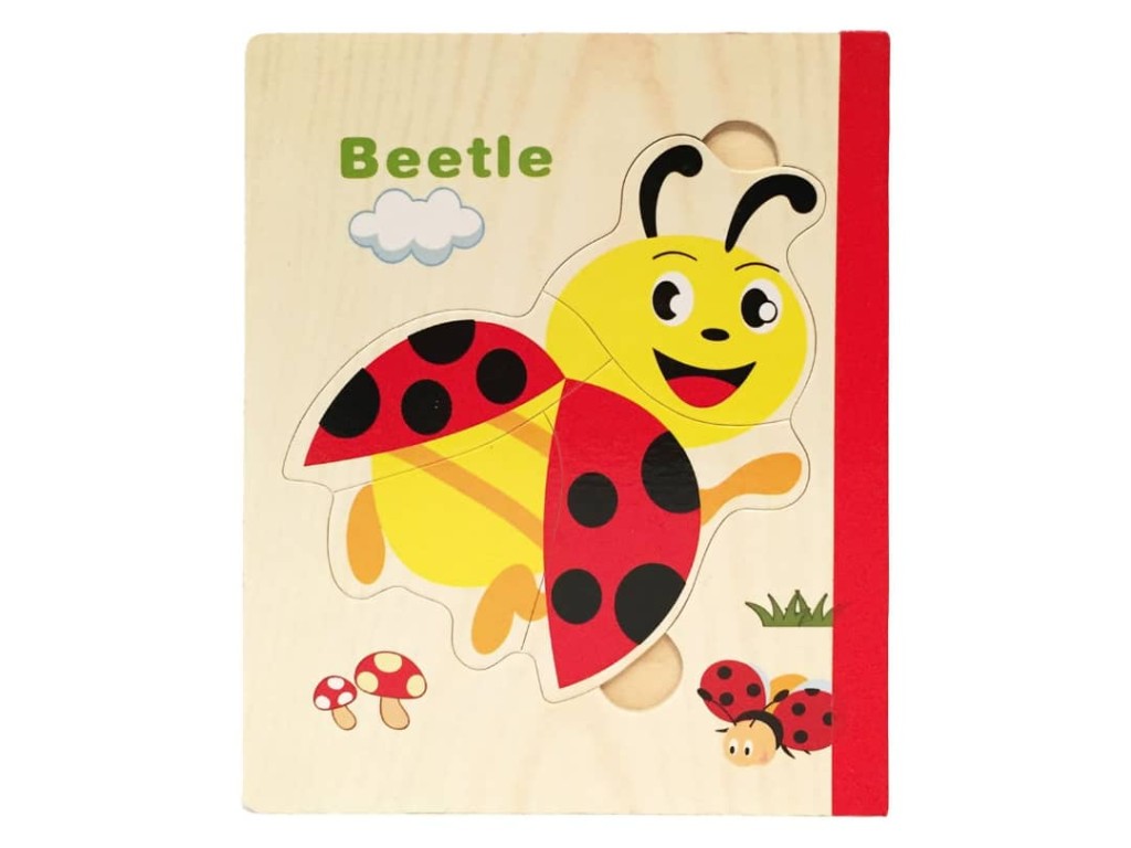 پازل چوبی کتابی کودک  (14*17 سانتی متر)