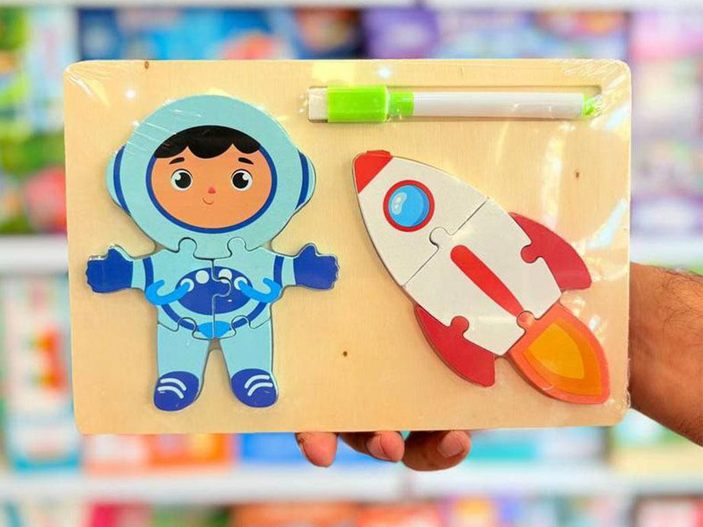 پازل برجسته مشاغل پشت وایت بردی